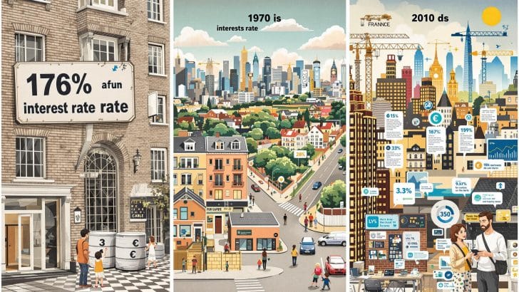 Évolution des taux immobiliers en France : de 1970 aux années 2020