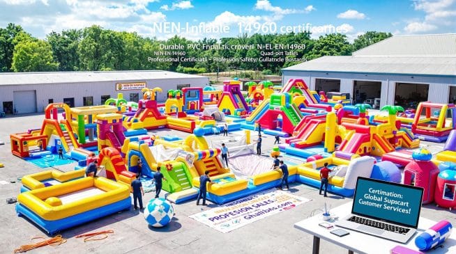 Les structures gonflables : entre innovation et sécurité avec JB Gonflables