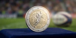 Pièce de 2 euros Rugby 2023 : valeur, versions et cotation
